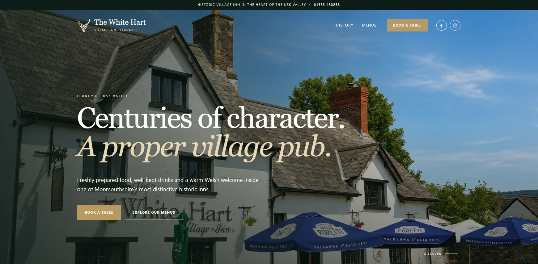 The White Hart website